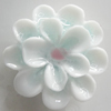 Porcelain Cabochons, No Hole Headwear & Costume Accessory, Flower Size:About 21mm, Sold By Bag