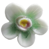 Porcelain Cabochons, No Hole Headwear & Costume Accessory, Flower Size:About 19mm, Sold By Bag