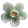 Porcelain Cabochons, No Hole Headwear & Costume Accessory, Flower Size:About 19mm, Sold By Bag