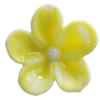 Porcelain Cabochons, No Hole Headwear & Costume Accessory, Flower Size:About 16mm, Sold By Bag