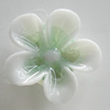 Porcelain Cabochons, No Hole Headwear & Costume Accessory, Flower Size:About 16mm, Sold By Bag