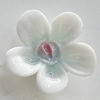 Porcelain Cabochons, No Hole Headwear & Costume Accessory, Flower Size:About 20mm, Sold By Bag