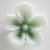 Porcelain Cabochons, No Hole Headwear & Costume Accessory, Flower Size:About 17mm, Sold By Bag