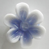 Porcelain Cabochons, No Hole Headwear & Costume Accessory, Flower Size:About 18mm, Sold By Bag