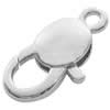 Alloy Lobster Claw Clasps, about 16mm wide, 31mm long, hole: 3mm,