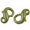 Alloy Lobster Claw Clasps, about 14mm long,8mm wide, 3mm thick, hole: 2mm, Sold by bag