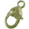 Alloy Lobster Claw Clasps, about 10mm long,6mm wide, 3mm thick, hole: 1.2mm, Sold by bag