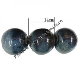 Porcelain Beads, Teardrop 14x20mm, Hole:About 1.5mm, Sold by Bag