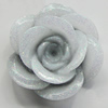 Resin Cabochons, No Hole Headwear & Costume Accessory, Flower, About 19mm in diameter, Sold by Bag