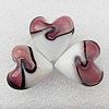 Lampwork Beads, Heart 20mm Hole:About 2mm, Sold by PC