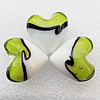 Lampwork Beads, Heart 20mm Hole:About 2mm, Sold by PC