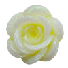 Resin Cabochons, No Hole Headwear & Costume Accessory, Flower, About 19mm in diameter, Sold by Bag