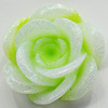 Resin Cabochons, No Hole Headwear & Costume Accessory, Flower, About 19mm in diameter, Sold by Bag