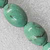 Turquoise Beads, Oval 6x10mm Hole:About 1.5mm, Sold per 15.7-Inch Strand