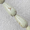 Turquoise Beads, Teardrop 6x10 mm Hole:About 1.5mm, Sold per 15.7-Inch Strand