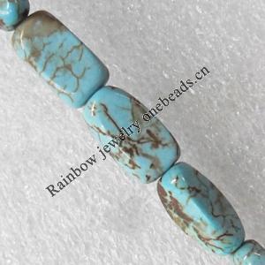 Turquoise Beads, 8x12mm Hole:About 1.5mm, Sold per 15.7-Inch Strand