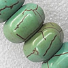 Turquoise Beads, 16mm Hole:About 1.5mm, Sold per 15.7-Inch Strand