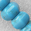 Turquoise Beads, 16mm Hole:About 1.5mm, Sold per 15.7-Inch Strand