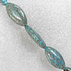 Turquoise Beads, Horse Eye 15x30mm Hole:About 1.5mm, Sold per 15.7-Inch Strand