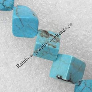 Turquoise Beads, 10mm Hole:About 1.5mm, Sold by KG