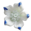 Porcelain Cabochons, No Hole Headwear & Costume Accessory, Flower Size:About 18mm, Sold By Bag