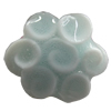 Porcelain Cabochons, No Hole Headwear & Costume Accessory, Flower Size:About 13mm, Sold By Bag