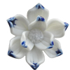 Porcelain Cabochons, No Hole Headwear & Costume Accessory, Flower Size:About 22mm, Sold By Bag