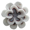 Porcelain Cabochons, No Hole Headwear & Costume Accessory, Flower Size:About 18mm, Sold By Bag