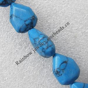 Turquoise Beads, 8x14mm Hole:About 1.5mm, Sold per 15.7-Inch Strand