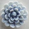 Porcelain Cabochons, No Hole Headwear & Costume Accessory, Flower Size:About 18mm, Sold By Bag