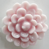 Porcelain Cabochons, No Hole Headwear & Costume Accessory, Flower Size:About 18mm, Sold By Bag