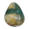Porcelain Beads, Teardrop 38x28mm, Hole:2mm, Sold by Bag