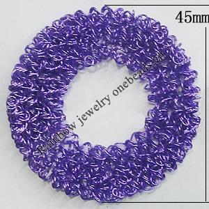 Iron Thread Component Handmade Lead-free, Donut 45mm, Sold by Bag