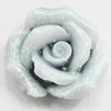 Resin Cabochons, No Hole Headwear & Costume Accessory, Flower, About 20mm in diameter, Sold by Bag