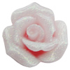 Resin Cabochons, No Hole Headwear & Costume Accessory, Flower, About 20mm in diameter, Sold by Bag