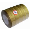 Gold & Silver Mettlic Ribbon, 13mm wide,Sold per 250-yards spool