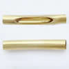Copper/Brass Curved Tube, Lead Free, 5x30mm, Sold by Bag 