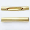 Copper/Brass Curved Tube, Lead Free, 4x25mm, Sold by Bag 