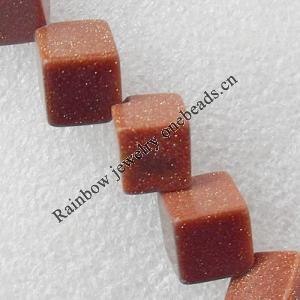 Gold sand Stone Beads, 10mm Hole:About 1.5mm, Sold per 15.7-inch strand