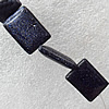 Blue sand Stone Beads, Rectanlge 14x20mm Hole:About 1.5mm, Sold per 15.7-inch strand