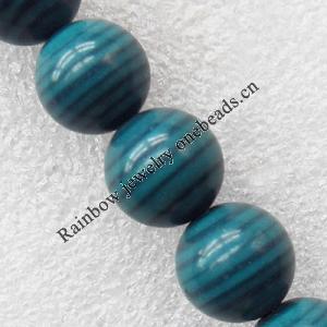 Natural Stone Beads, Round 6mm Hole:About 1.5mm, Sold per 15.7-inch Strand