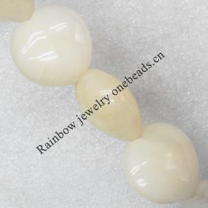 Natural Stone Beads, Heart 30mm Hole:About 1.5mm, Sold by PC
