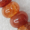 Gemstone beads, Agate(dyed), Rondelle 10x14mm Hole:1.5mm, Sold per 15.7-inch strand