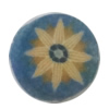 Pottery Clay Cabochons, NO-Hole Jewelry Fingings, Coin 10mm Thick:About 5mm, Sold by Bag