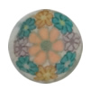 Pottery Clay Cabochons, NO-Hole Jewelry Fingings, Coin 10mm Thick:About 5mm, Sold by Bag