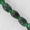 Gemstone beads, Agate(dyed), Faceted Oval 10x14mm Hole:1.5mm, Sold per 15.7-inch strand