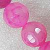 Gemstone beads, Agate(dyed), Faceted Round 12mm Hole:1.5mm, Sold per 15.7-inch strand