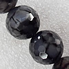 Gemstone beads, Agate(dyed), Faceted Round 12mm Hole:1.5mm, Sold per 15.7-inch strand