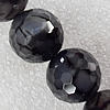 Gemstone beads, Agate(dyed), Faceted Round 16mm Hole:1.5mm, Sold per 15.7-inch strand
