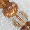 Gold sand Stone Beads, Faceted Rondelle 10x14mm Hole:About 1.5mm, Sold per 15.7-inch strand